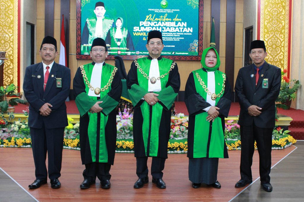 Pelantikan Wakil Ketua PTA Palangka Raya dan Ketua PA Palangka Raya