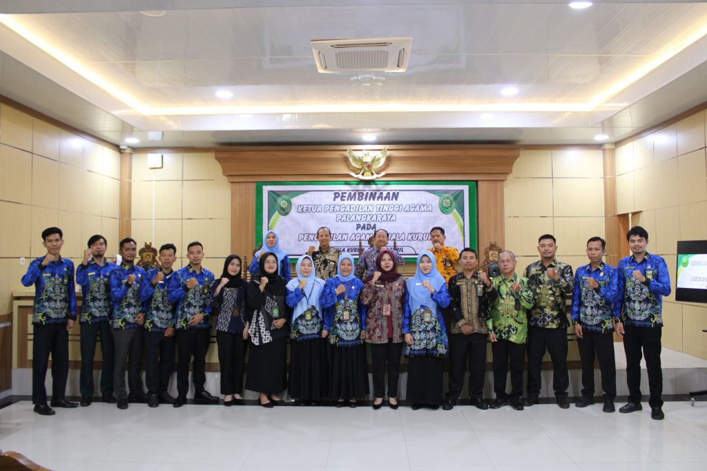 Pembinaan Pimpinan PTA Palangka Raya pada Pengadilan Agama di Wilayah Hukum PTA Palangka Raya