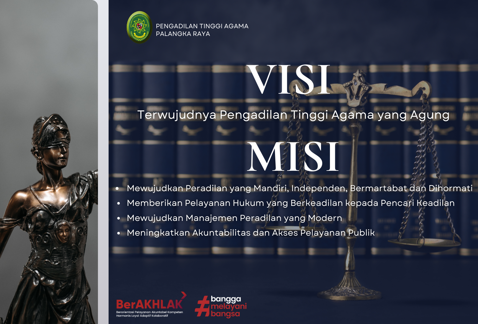 Visi dan Misi Pengadilan Tinggi Agama Palangka Raya