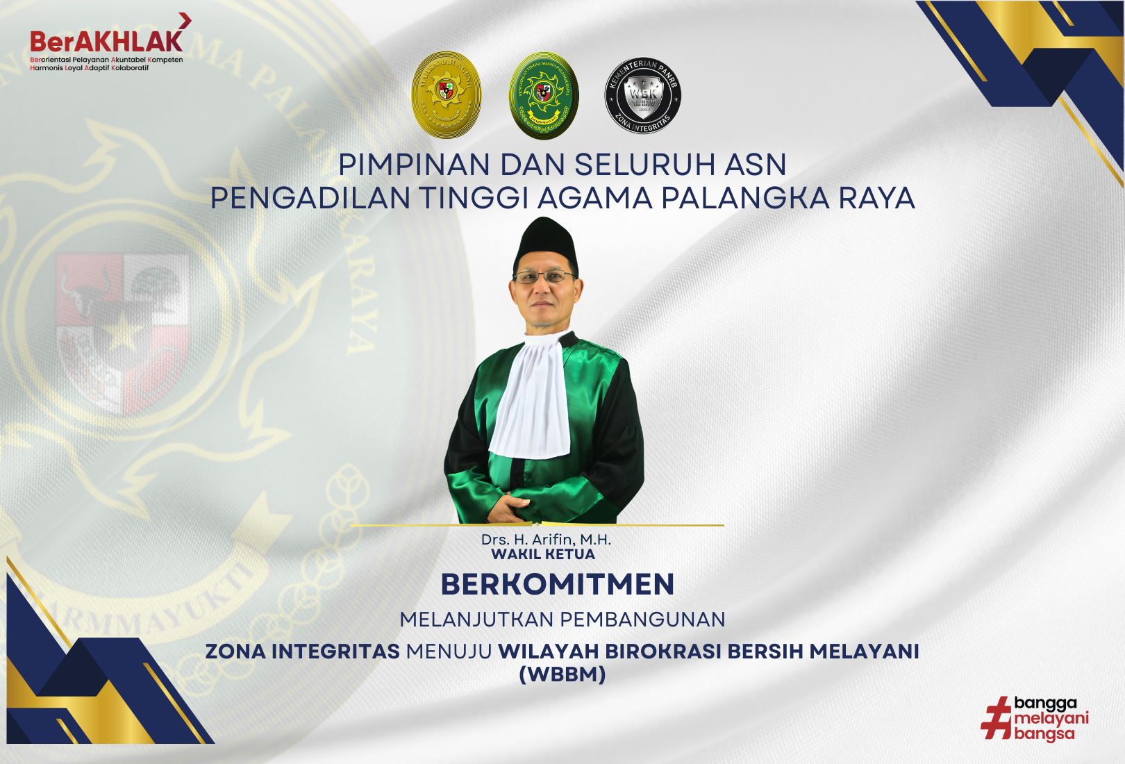 Komitmen ZI Pengadilan Tinggi Agama Palangka Raya