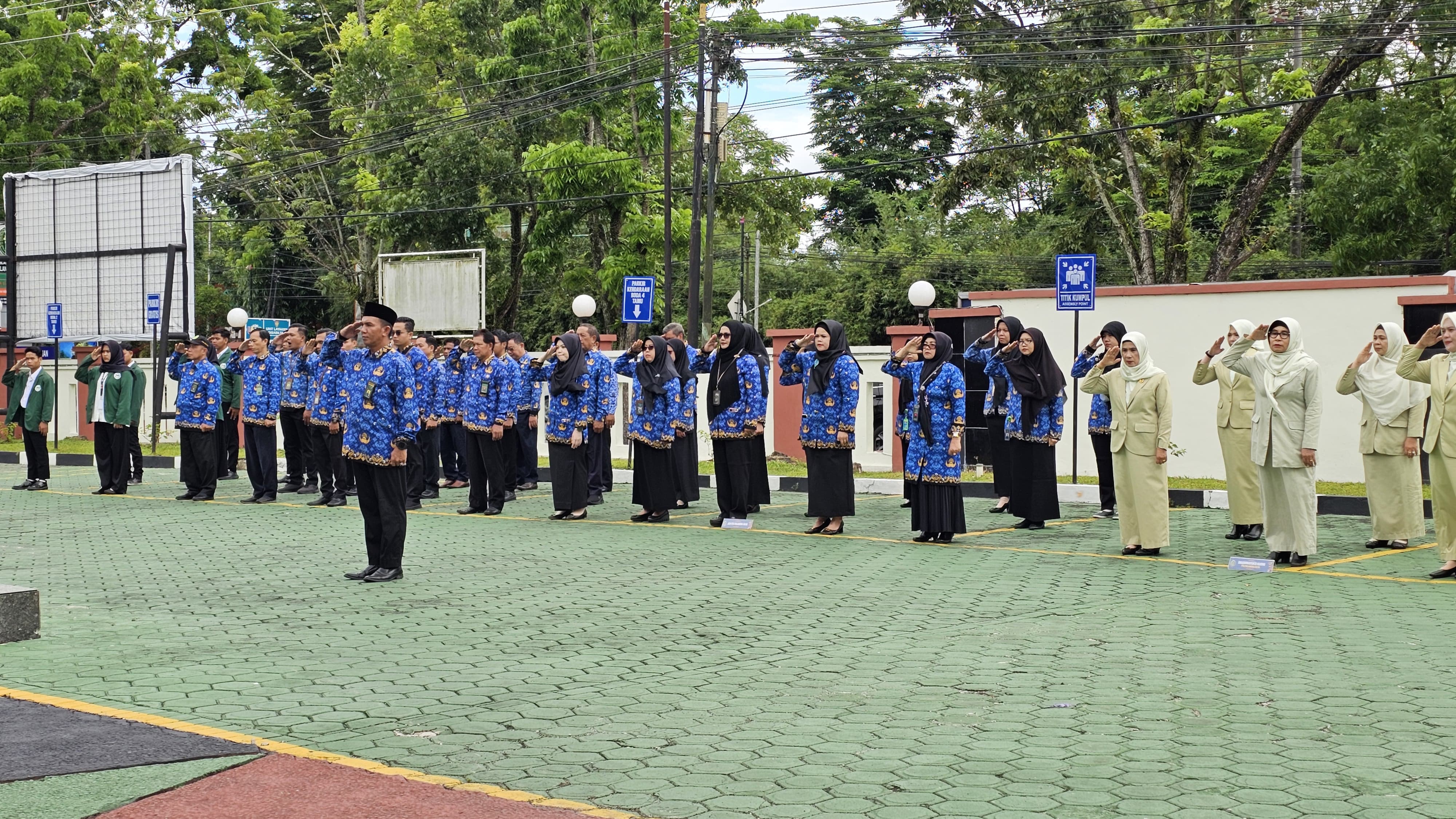 Upacara Peringatan Hari Sumpah Pemuda Ke-79 Tahun 2025 pada Pengadilan Tinggi Agama Palangka Raya