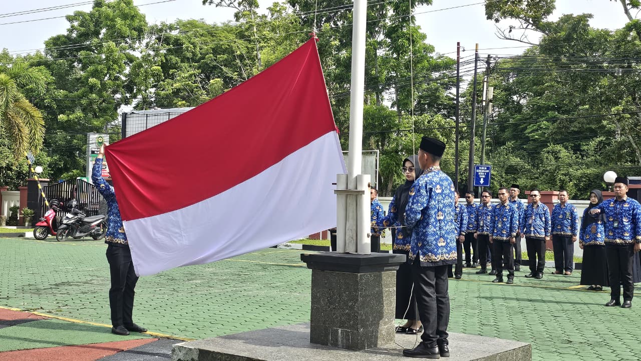 Upacara Peringatan Hari Hari Pahlawan Tahun 2025 pada Pengadilan Tinggi Agama Palangka Raya