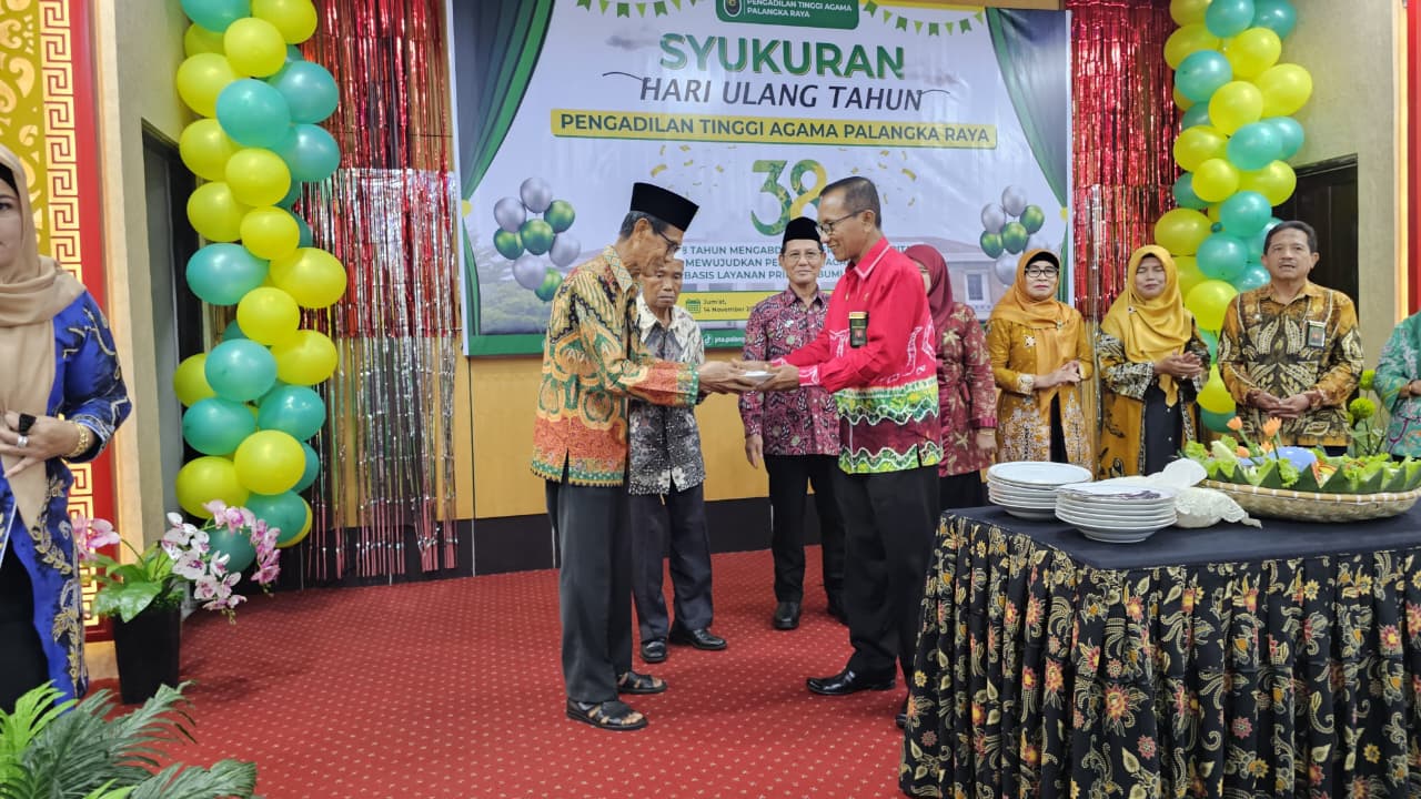 Syukuran Hari Ulang Tahun Pengadilan Tinggi Agama Palangka Raya ke-38 Tahun 2025