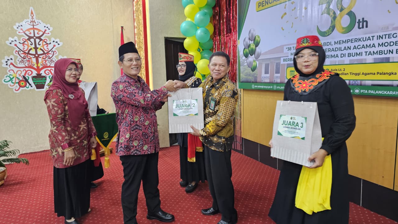 Syukuran Hari Ulang Tahun Pengadilan Tinggi Agama Palangka Raya ke-38 Tahun 2025