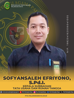 Sofyansaleh Efriyono, S.Pd.I.